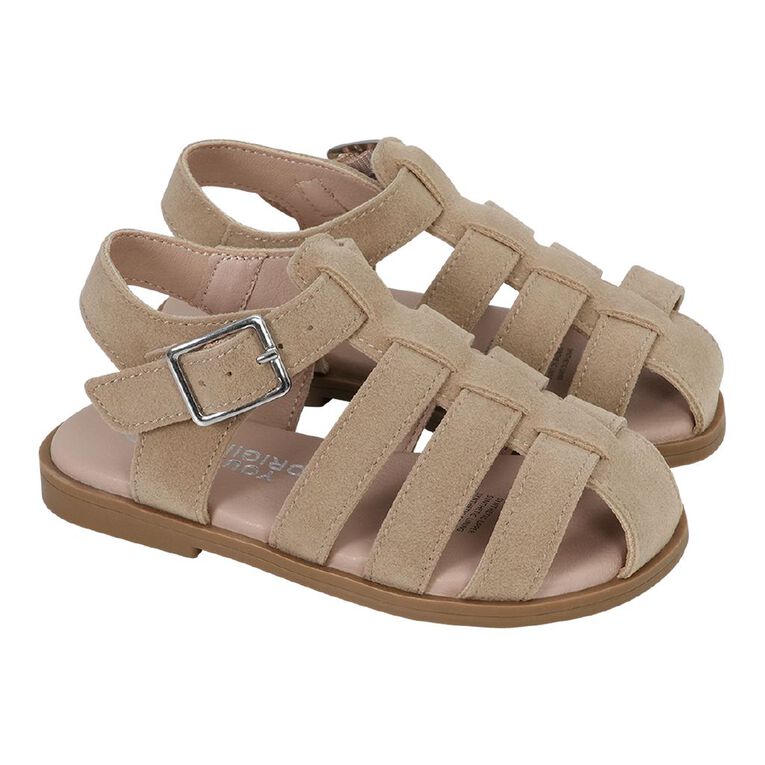 Young Original Junior Kids' Fisher Sandals, Brown Light, hi-res