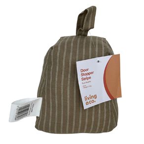 Living & Co Door Stop Stripe 14 x 17cm Grey