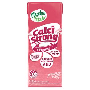 Meadow Fresh Calci Strong UHT Strawberry 250ml