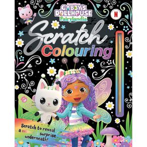 DreamWorks: Gabbys Dollhouse Fairylandia Scratch Colouring
