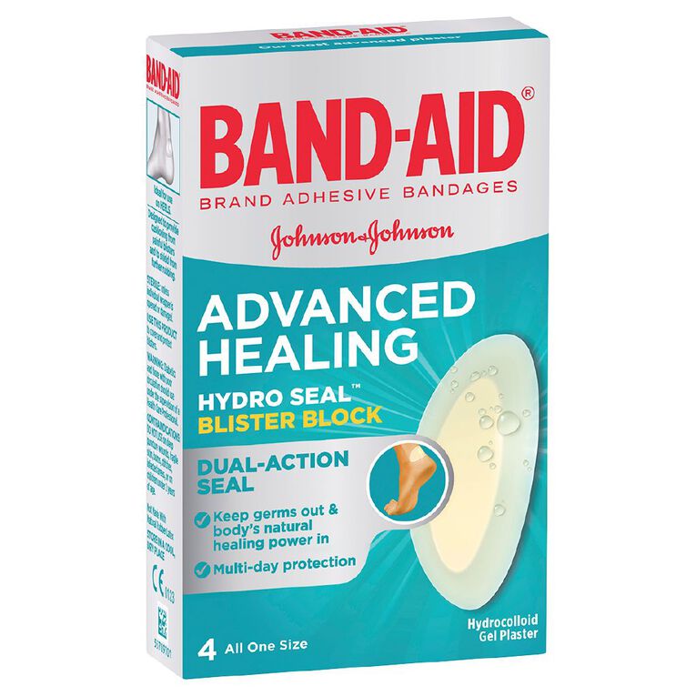 Band Aid Advanced Blister Healing 4 Pack, , hi-res
