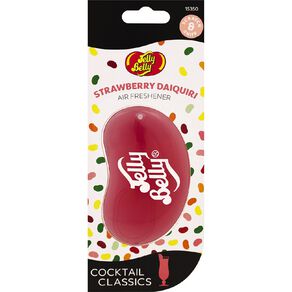 Jelly Belly 3D Hanging Car Air Freshener Classic Strawberry Daiquiri