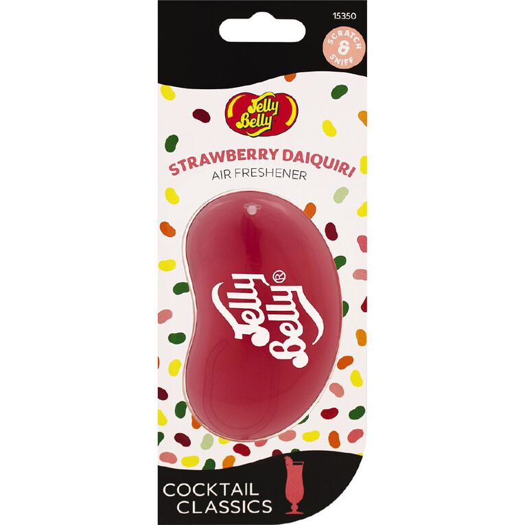 Jelly Belly 3D Hanging Car Air Freshener Classic Strawberry Daiquiri, , hi-res