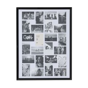 Living & Co Large Collage Frame 24 Opening 4in x 6in Black