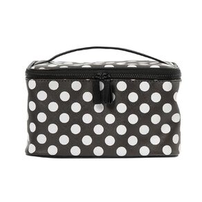 Poppi Cosmetic Bag Black Polka Dot