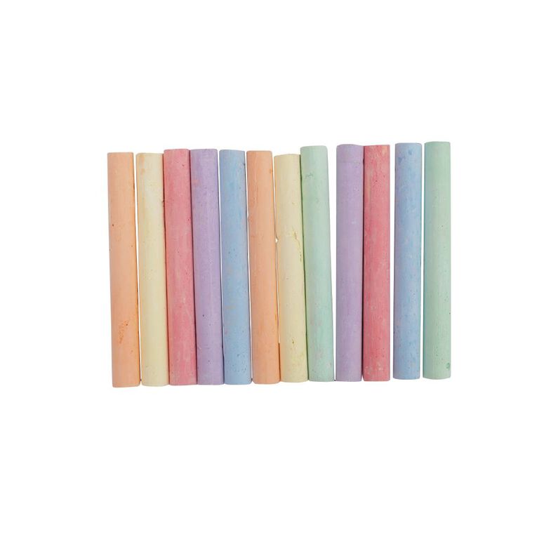 Kookie Coloured Chalk 12 Pack, , hi-res