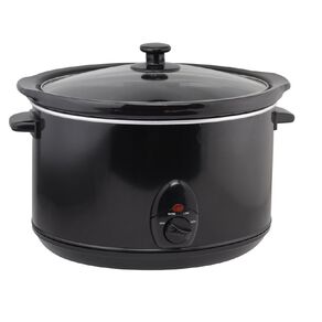 Living & Co Slow Cooker 5.5L Black