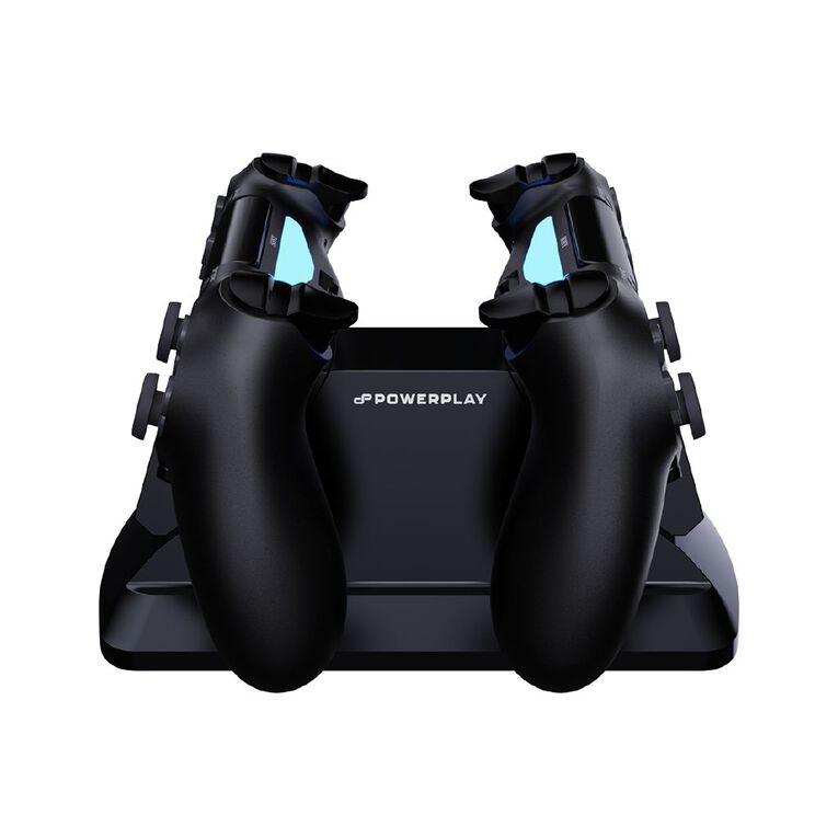 PowerPlay PS4 Dual Charging Station Black Black Black The Warehouse