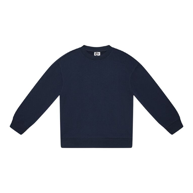 Young Original Kids' Crew Sweatshirt, Blue Dark, hi-res