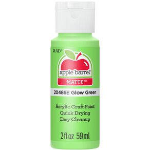 Apple Barrel Acrylic Glow In The Dark Green 60ml