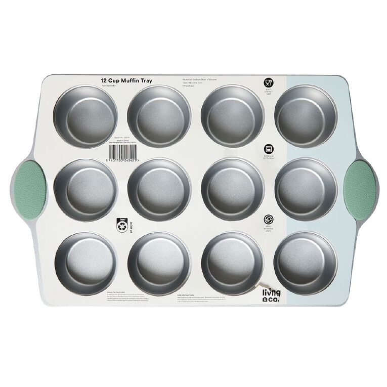 Living & Co Bakepro Muffing Tray 12 cup, , hi-res