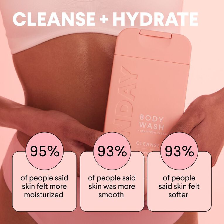 Monday Haircare Body Wash Cleanse 600ml, , hi-res