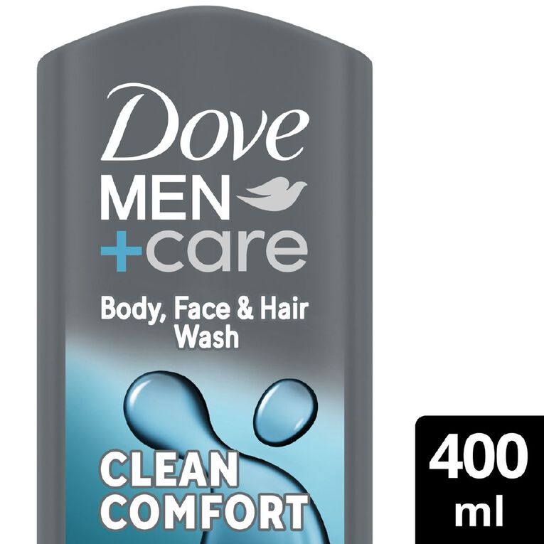 Dove Mens Body Wash Clean Comfort 400ml, , hi-res