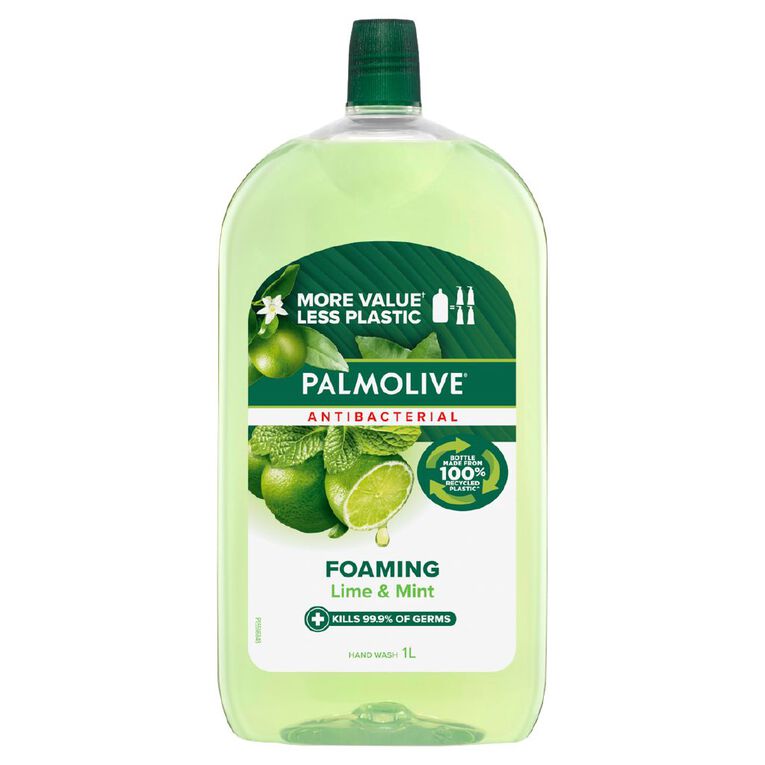Palmolive Foam Handwash Lime & Mint Refill 1L, , hi-res