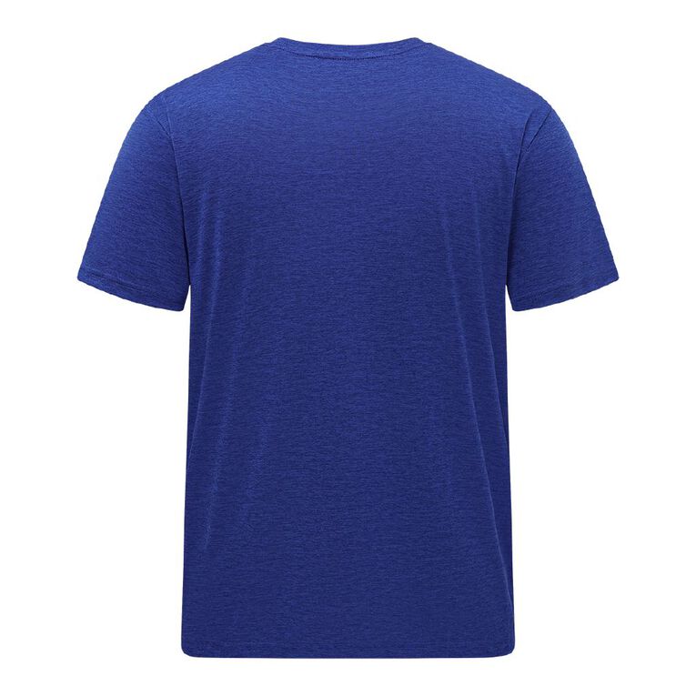 Active Intent Men's Active Cationic Tee, Blue Mid, hi-res