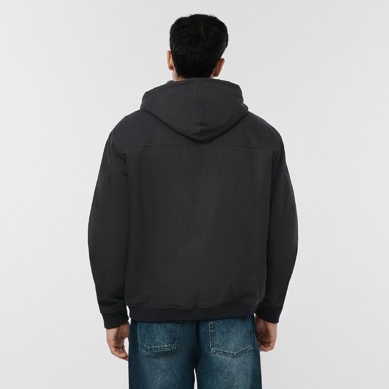 Garage Men's Hooded Detroit Jacket, Black, hi-res