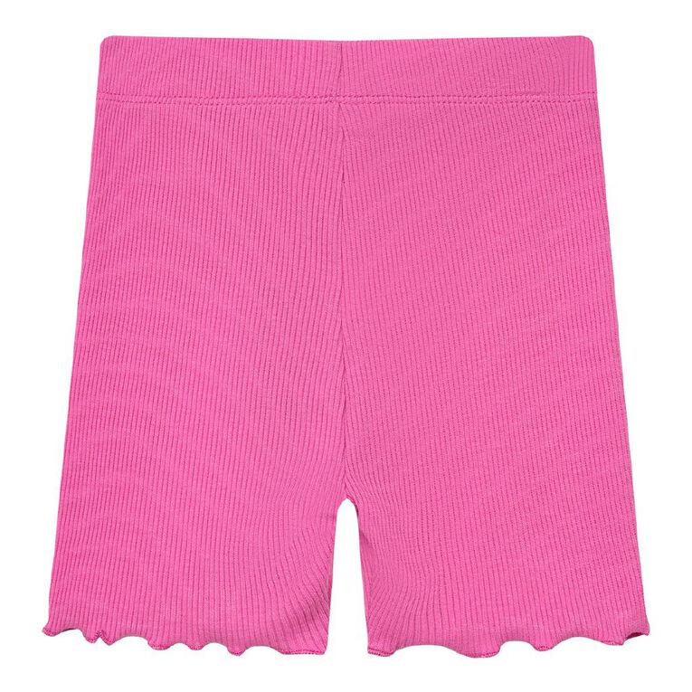 Young Original Preschool Plain Bike Shorts, Pink Mid, hi-res