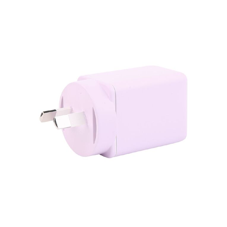 Tech.Inc PD 45W Dual USB-C Fast Charger Lavender, , hi-res