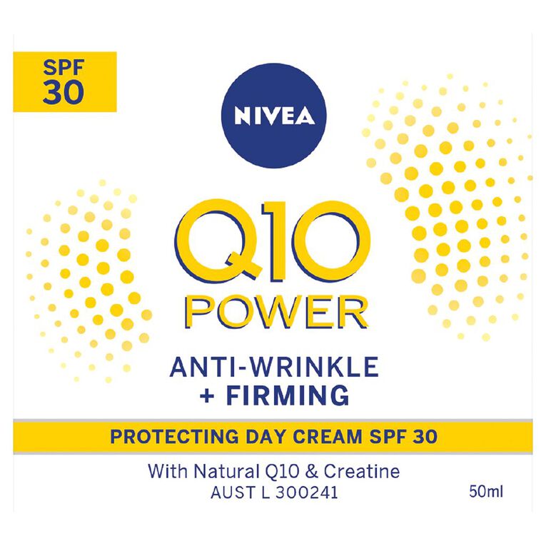 Nivea Q10 Power Anti Wrinkle SPF30+ Day Cream 50ml, , hi-res