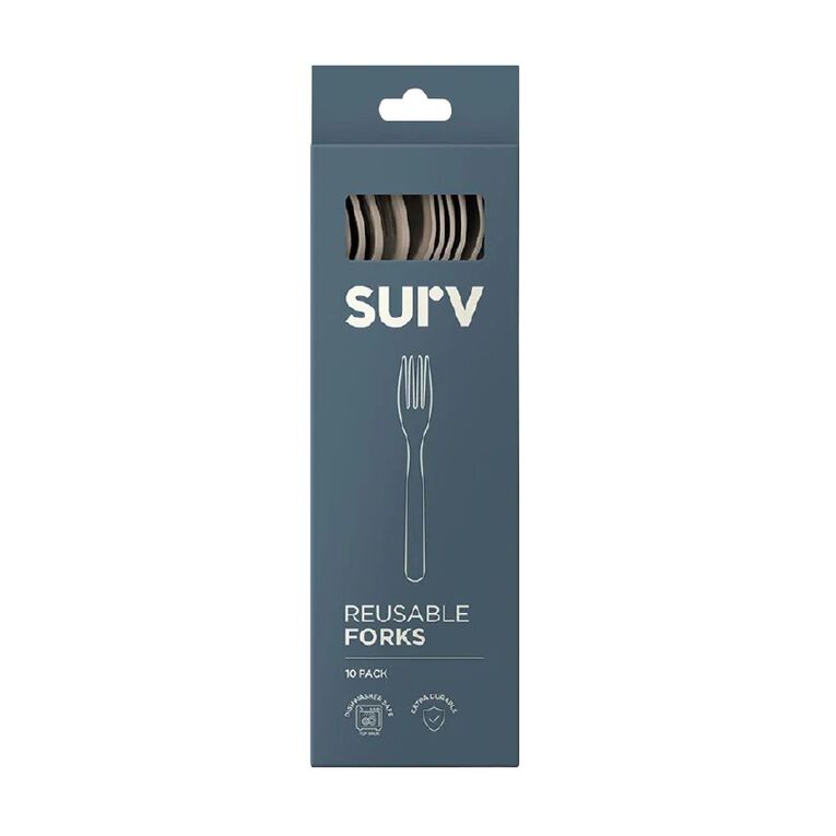 SURV. Reuseable Forks 10 Pack, , hi-res