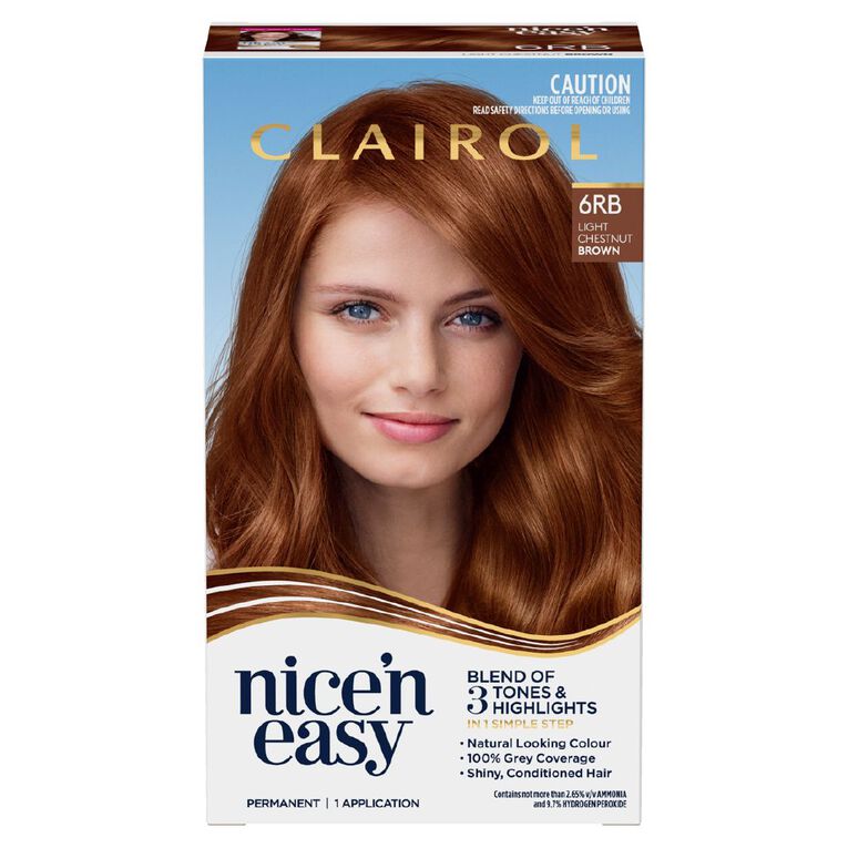 Clairol Nice n Easy 6RB Light Chestnut Brown, , hi-res