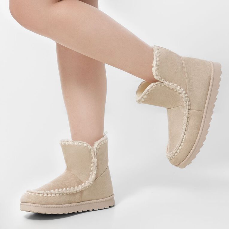 H&H Women's Bannie Slipper Boots, Natural, hi-res