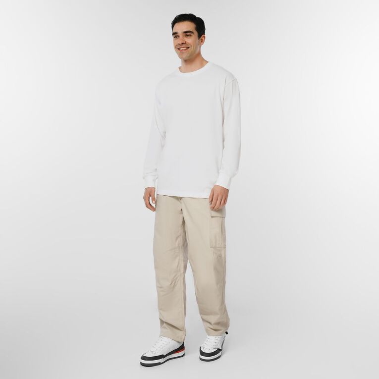 Garage Men's Heavyweight Boxy Tee, White, hi-res