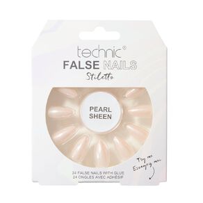 Technic False Nails Stiletto Pearl Sheen