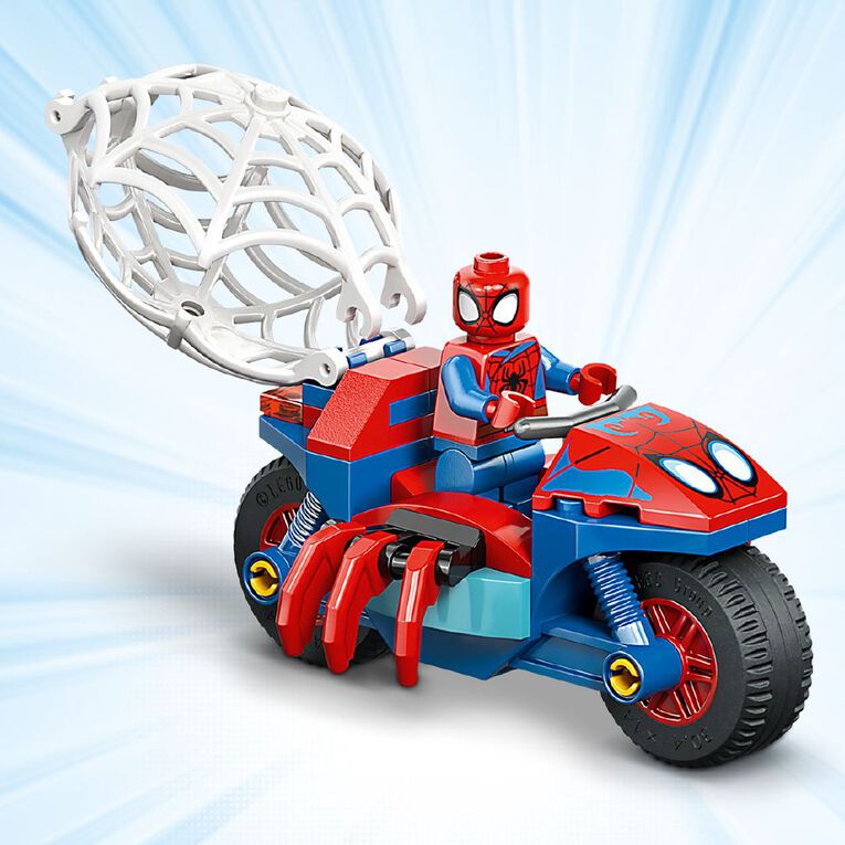 LEGO Spider-Man On His Motorcycle vs Rhino 11206, , hi-res