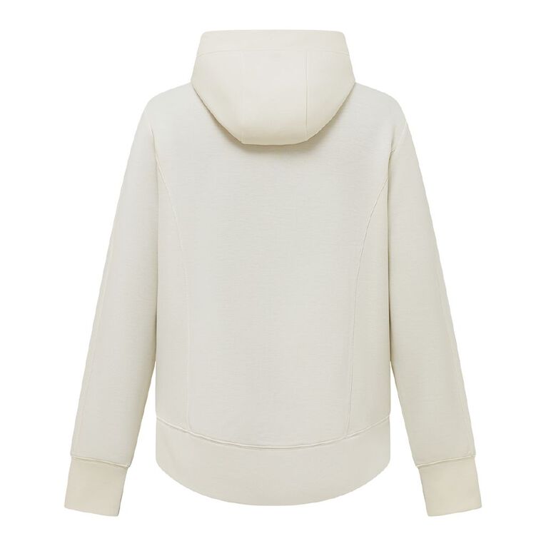 Active Intent Women's Scuba Zip Sweat, Cream, hi-res