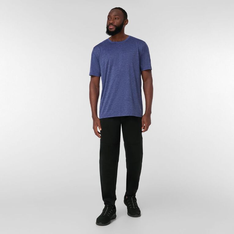 Active Intent Men's Space Dye Panel Tee, Blue Dark, hi-res