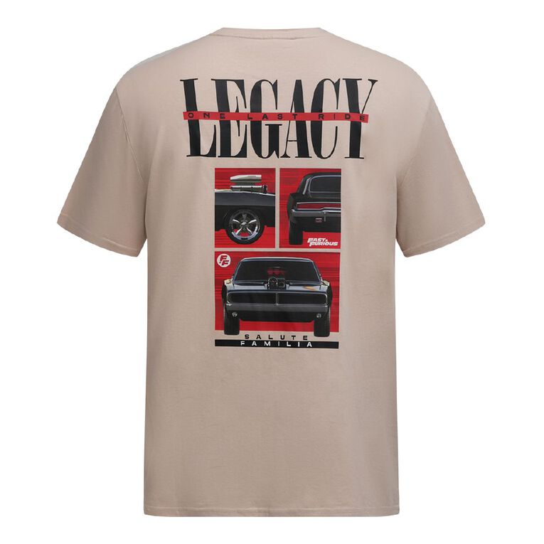 Fast & Furious Men's Tee, Brown Light, hi-res