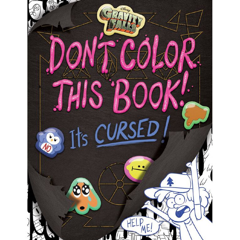 Disney: Gravity Falls: Dont Colour This Book! Its Cursed!, , hi-res