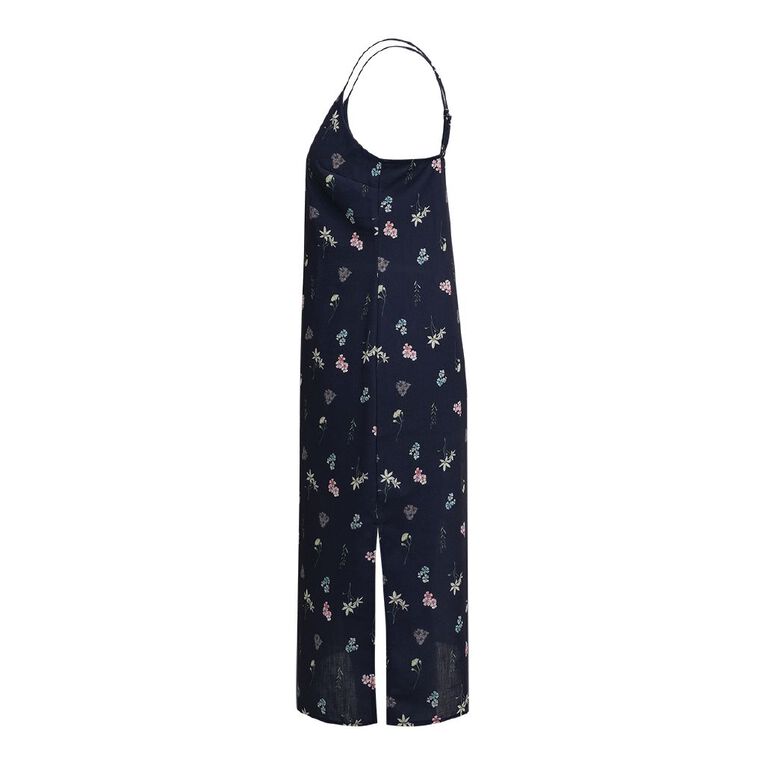 H&H Women's Amber Rixon Slip Midi Dress, Navy, hi-res