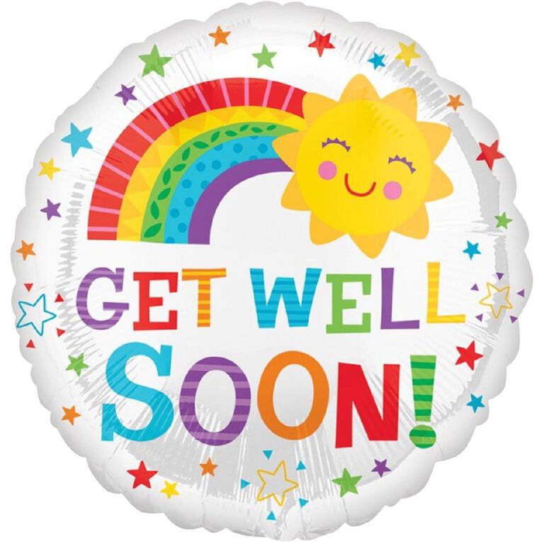 Anagram 45cm Standard Get Well Soon Balloon, , hi-res
