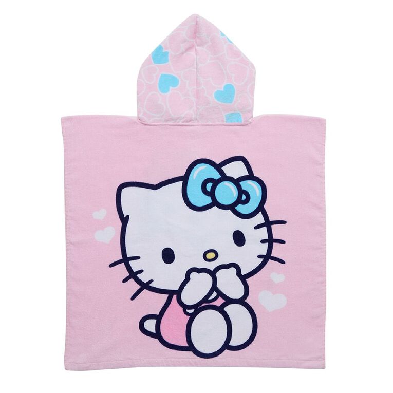Hello Kitty Hooded Towel 60x120cm, , hi-res