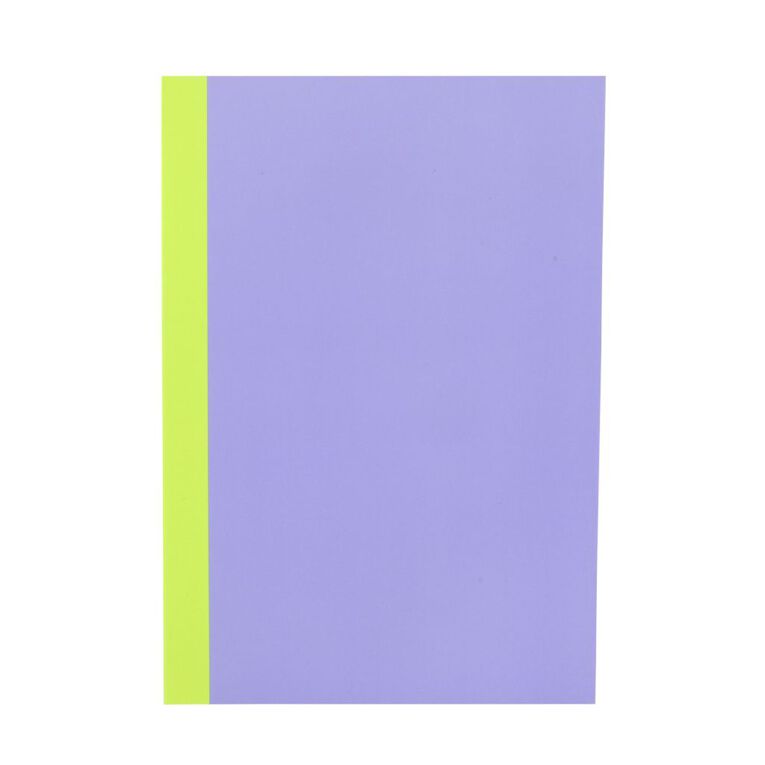 Uniti Stationery Brights Purple A5 Notebook, , hi-res