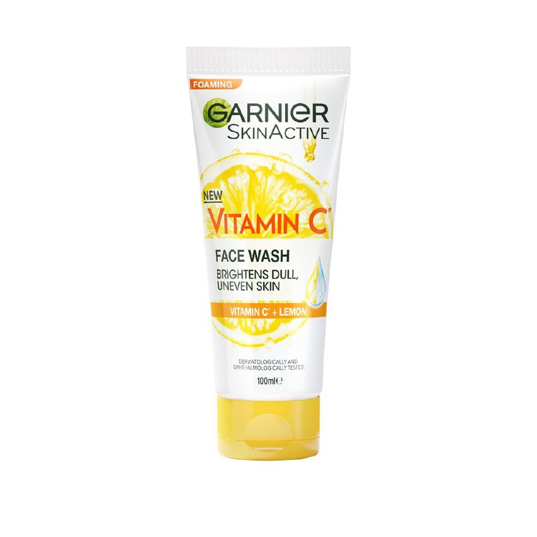 Garnier Vitamin C Foaming Facial Wash 100ml, , hi-res