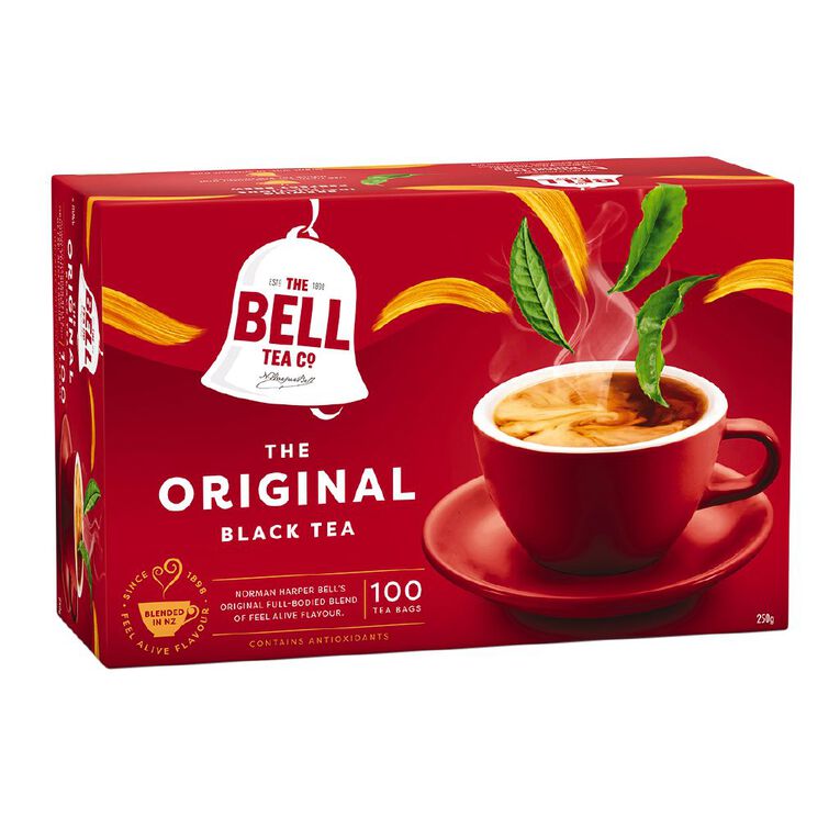 Bell Original Tagless Tea Bags 100 Pack, , hi-res