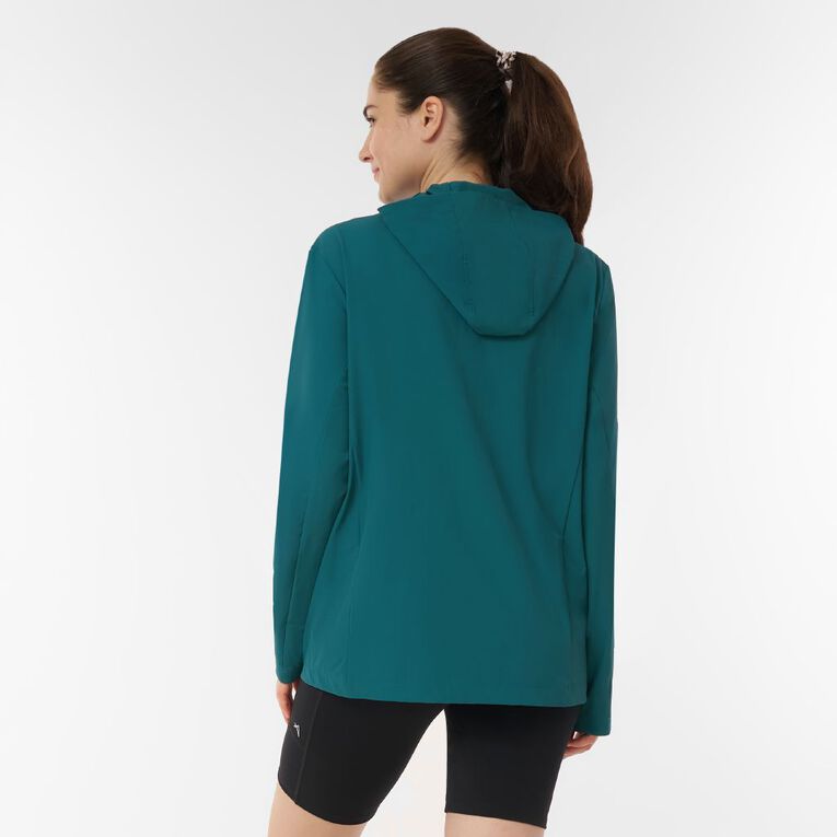 Active Intent Women's Stretch Active Jacket, Green Dark, hi-res
