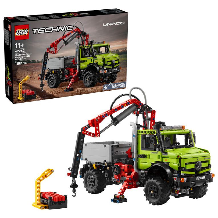 LEGO Technic Mercedes-Benz Unimog U 5023 with Crane 42242, , hi-res