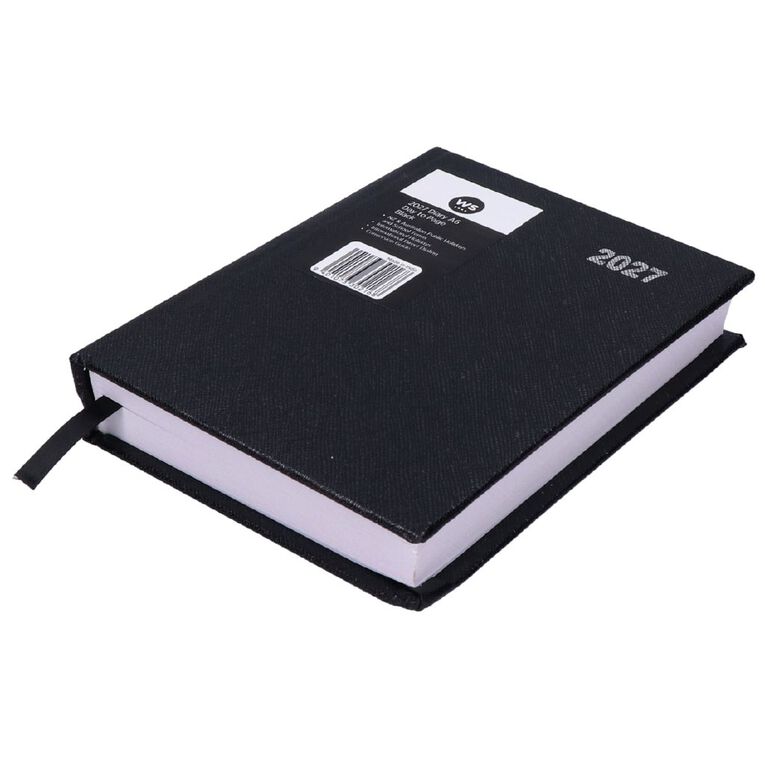 WS 2027 Diary A6 Day to Page Black, , hi-res