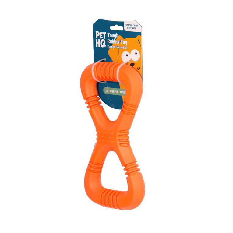 Pet HQ Tough Rubber Tug Toy 28cm, , hi-res