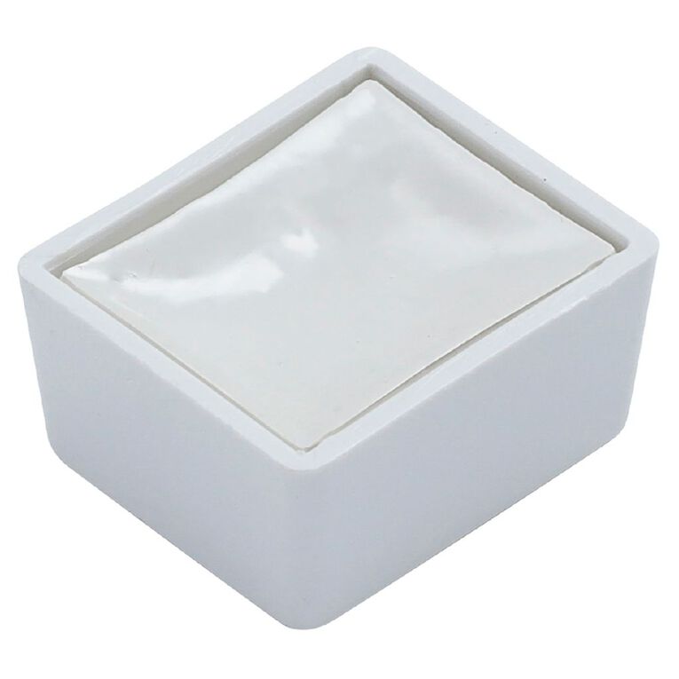 BLOCKX Watercolour Half Pan S1 184 Zinc White White, , hi-res
