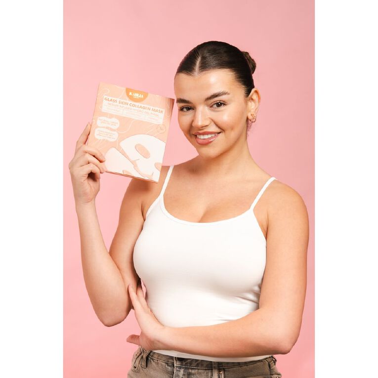 Kahlia Skin Glass Skin Collagen Mask 4 Pack, , hi-res
