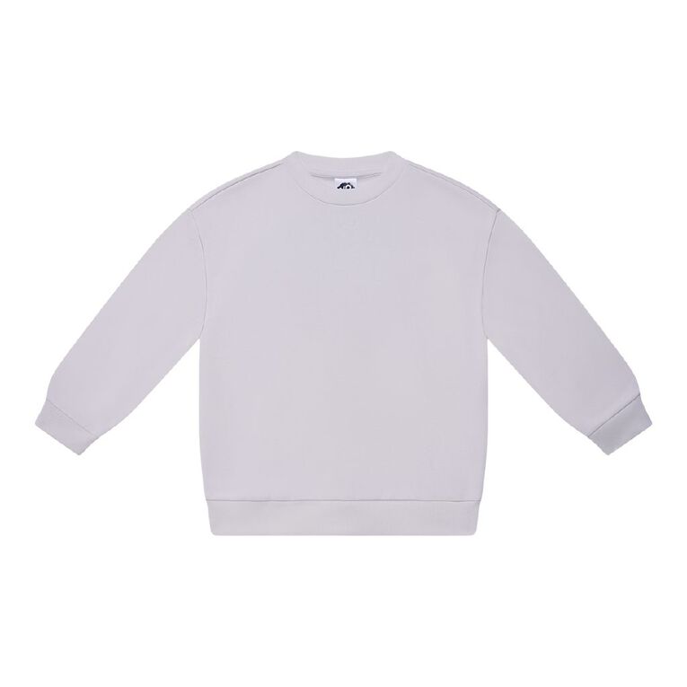 Young Original Plain Crew Sweat, Cream, hi-res