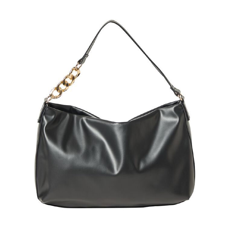 H&H Strap Detail Bag, Black, hi-res