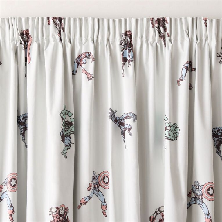 Marvel Curtains Green 150-230cm Wide/160cm Drop, , hi-res