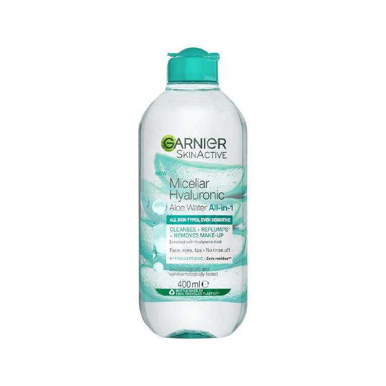 Garnier Hyaluronic Aloe Micellar Water 400ml, , hi-res