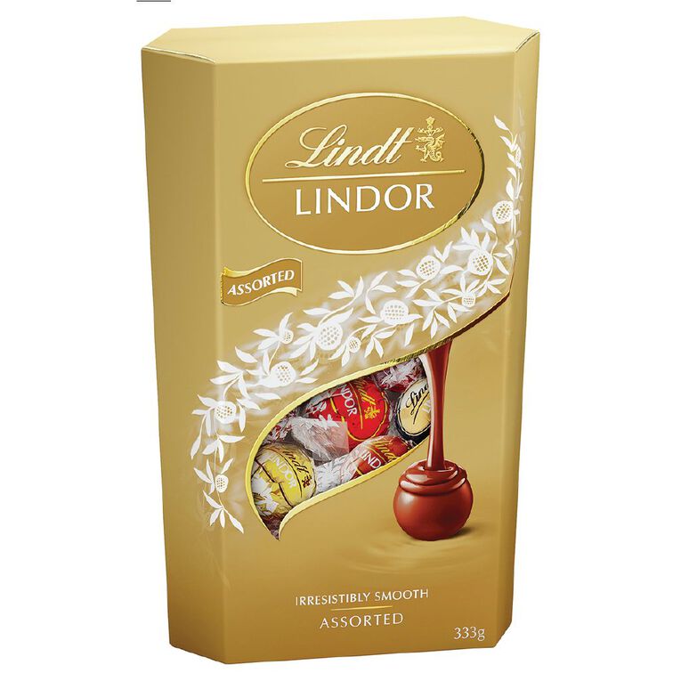 Lindt Lindor Cornet Assorted 333g, , hi-res